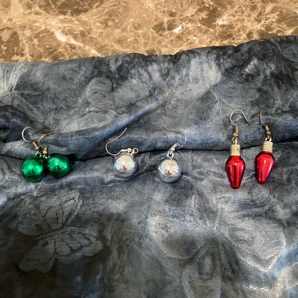 2 FOR $12      Earrings-Christmas is the theme